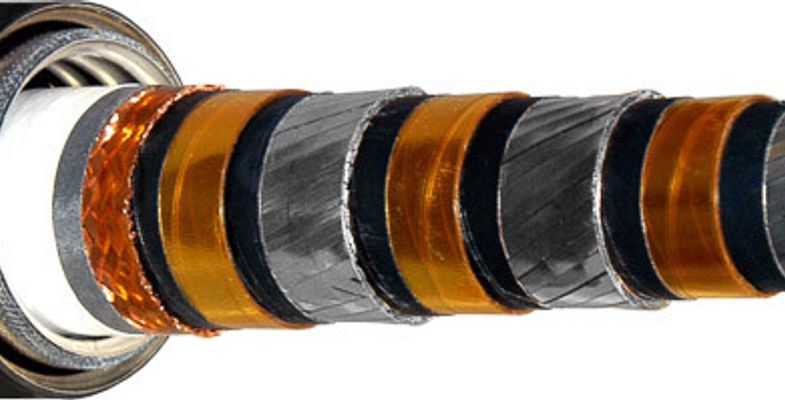 Sectional view of superconducting cable