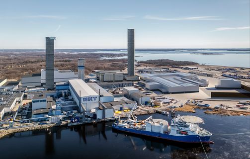 NKT site in Karlskrona with all three towers and NKT Victoria
