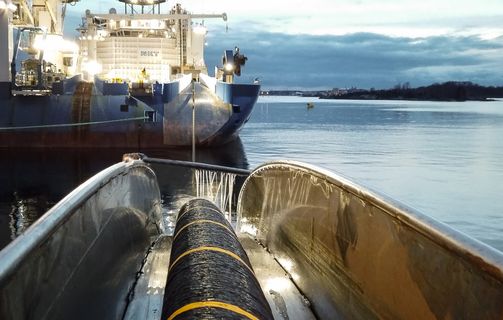 Offshore cable laying NKT Victoria