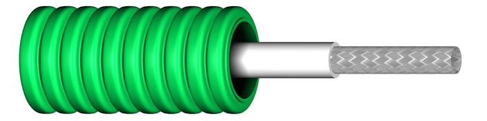 Image of Flexrör med fördragen RG6T